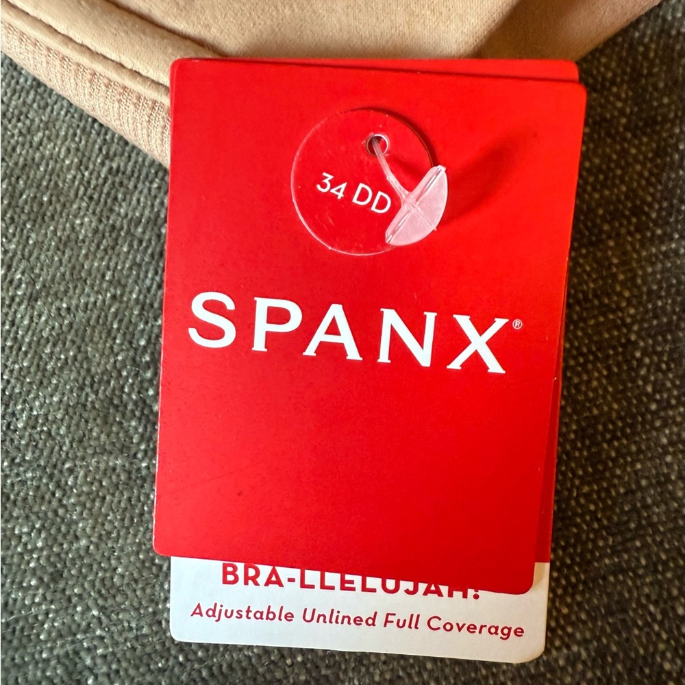 SPANX Bra-llelujah! NWT 34DD Adjustable Unlined Full Coverage Bra - Picture 2 of 3